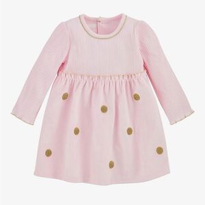 Mud Pie Pink & Gold Dress